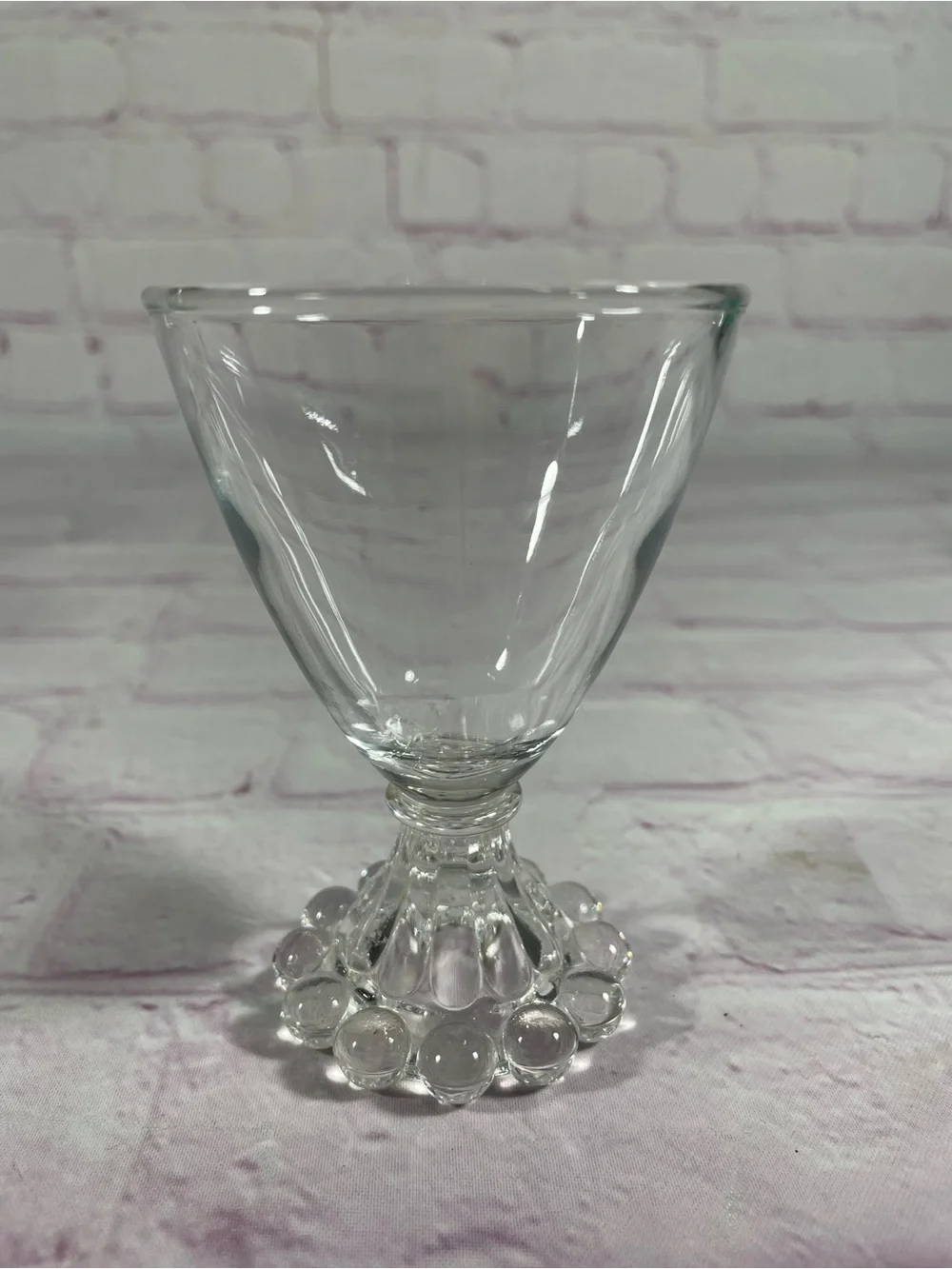 Vintage Anchor Hocking Berwick Boopie Clear Glass Liquor Cocktail Glass Set of 4